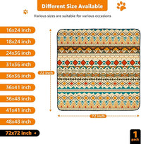 LOOBANI Reusable Pee Pads for Dogs Extra Large: 72"x 72" Washable Puppy Pads Waterproof , Super Absorbent Whelping Pad, Leak-Proof & Non-Slip Dog Playpen Mat for Floor,Potty,Training,Cage (Yellow)