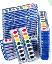 Mr. Pen, Washable Watercolors, 8 Colors with Paint Brush - 60 Pack