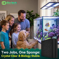 Borlech Aquarium Bio Filter Sponge Pad - 18.5"x18.5"x0.8" (35PPI) 1 PACK - image 2