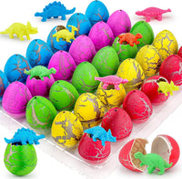 60PCS Small Hatching Dinosaur Eggs for Dinosaur Birthday Party Favors - 30PCS-Larger