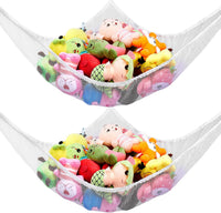 Stuffed Animal Net or Hammock, Stuffed Animal Net - White / 83in