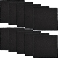 10 Pack Cat Litter Box Charcoal Filters Replacement Carbon Odor
