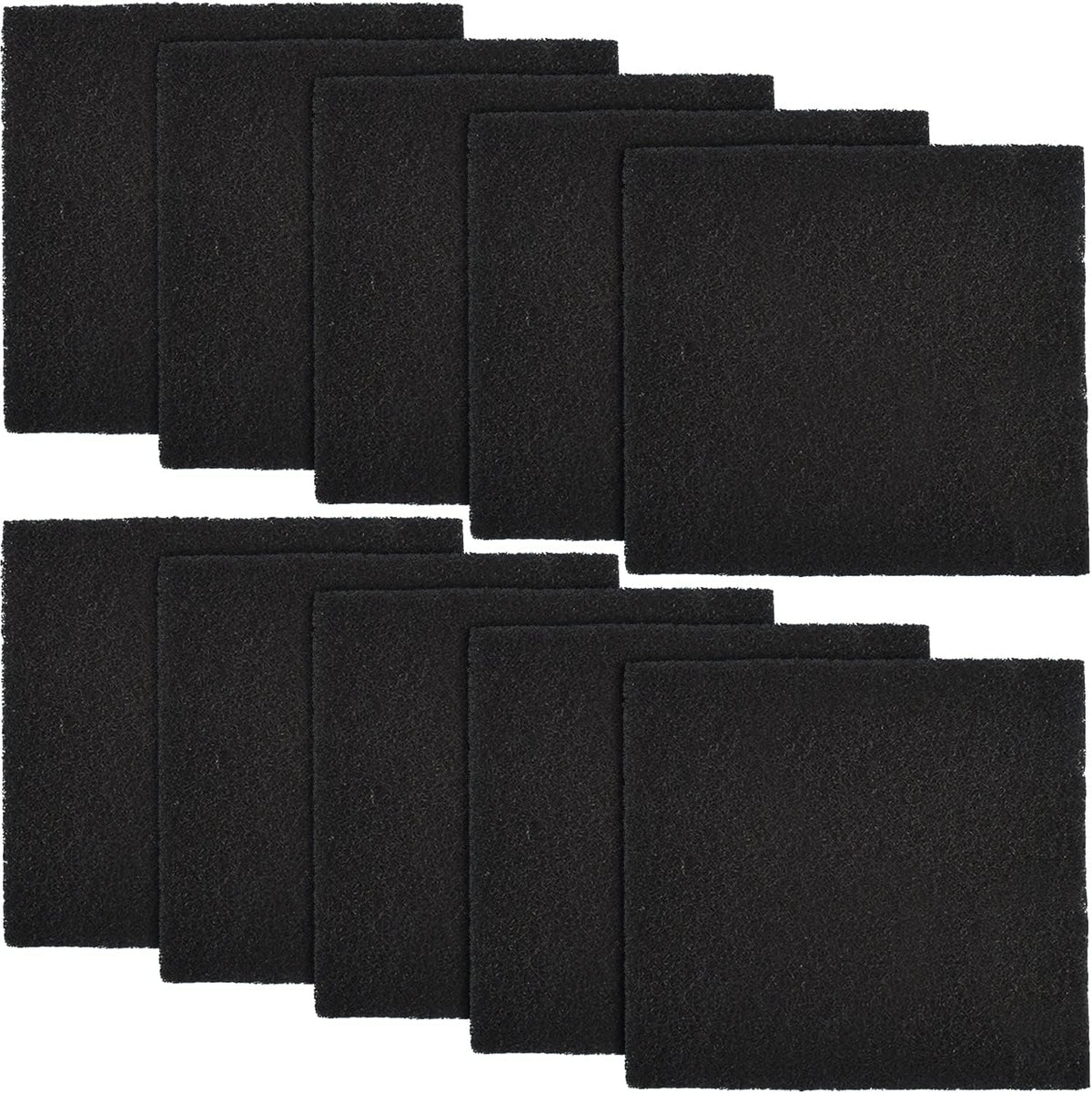 10 Pack Cat Litter Box Charcoal Filters Replacement Carbon Odor