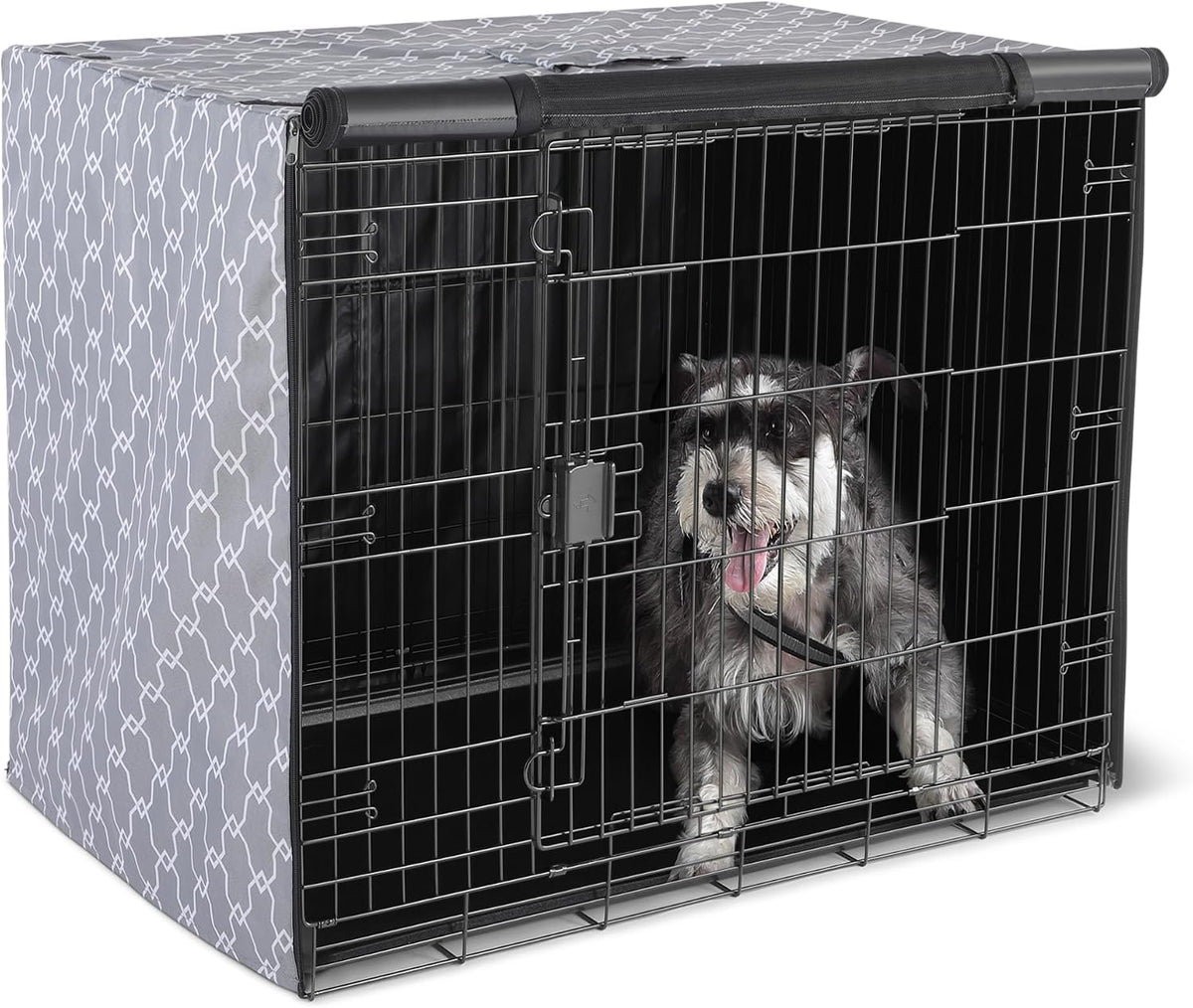 Amazon Basics Dog Cage Cover for 42-inch Wire Crates - 42"L x 27"W x 31"H