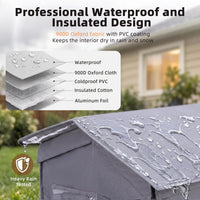 Heated Outdoor Cat House Weatherproof - 23.6 x 12.2 x 20.8 - image 2