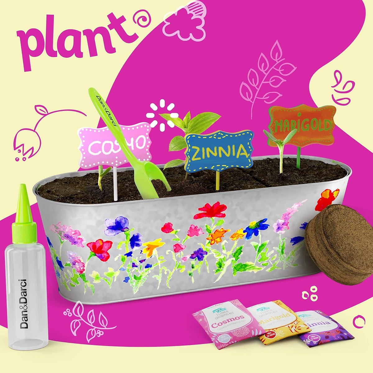 Paint & Plant Flower Growing Kit for Kids, Fun Gardening Kits - image 4