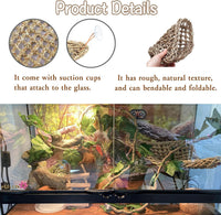 2 Pack Large Bearded Dragon Hammock - 3Pcs-Square+Triangle+Rectangle - image 4