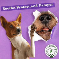 Pet Lavender Balm for Dogs & Cats Made in USA – Soothes Dry, Cracked Paws & Noses – Natural Paw & Nose Moisturizer with Healing Ingredients – Organic Dog Paw Pad Protector for Extreme Weather