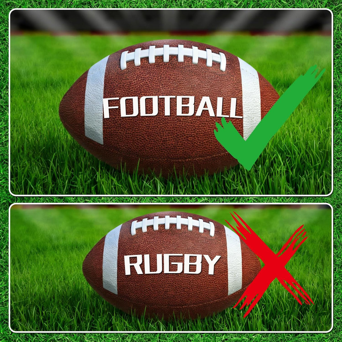 YEOCU Birthday Decorations - GreenBrown / Football - image 4