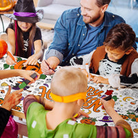 OHOME Halloween Giant Coloring Poster/Tablecloth-Halloween Crafts - Halloween - image 3