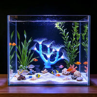 ZtohPyo Glow Fish Tank Decorations - Blue Tree Coral - image 2