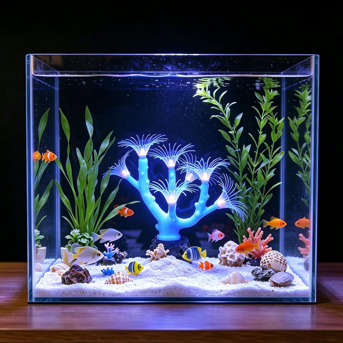 ZtohPyo Glow Fish Tank Decorations - Blue Tree Coral - image 2