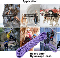 Hi Kiss Dog/Puppy Obedience Recall Training Agility Lead - 20 Feet / U2:Purple-Diam 1/2" - image 2