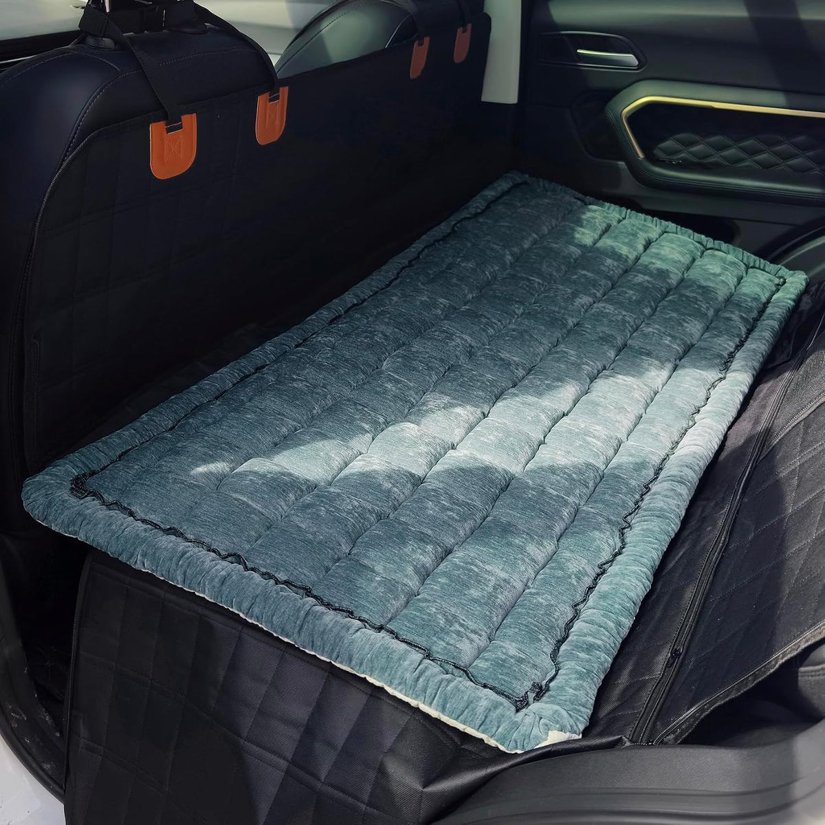 Dog Bed for Car Back Seat - Blue / 24.8x54 inch