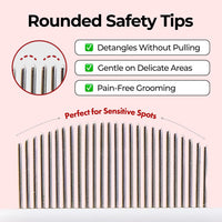 Facial Grooming Comb – Essentials for Dogs - 1 Count (Pack of 1) - image 2