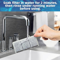 PET STANDARD Replacement Water Filter & 10 Pack Replacement Pre-Filter Sponges Compatible with Petory® 74oz/2.2L Automatic Pet Fountain, Pack of 10
