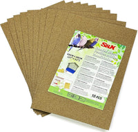 S&X Bird Cage Liners 17 x 11in, Disposable Gravel Paper Sheets - 60PCS 11" x 17"