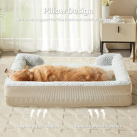 Washable Orthopedic Dog Bed - Beige / 28"L x 23"W x 6.5"Th - image 3