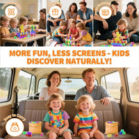 Large Magnetic Blocks,56PCS 1.34in 3D Building Cubes for Kids Ages 3+ – Fun for Kids & Family - ​​Transparent-40PCS（1.34in） - image 4