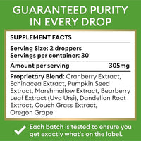 Dog UTI Treatment & Cat Urinary Tract Infection Treatment, Natural Herbal Liquid UTI Medicine, Organically Grown Cranberry Extract, Supports Urinary and Digestive Health, 2 fl oz, Made in USA
