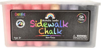 CocoNut Outdoor jumbo sidewalk chalk bucket with 40 thick chalk sticks in 7 colors - view 3