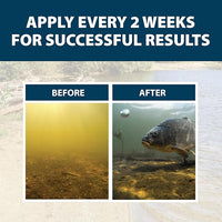 Airmax PondClear Liquid Bacteria for Lakes, Ponds & Water Garden Treatments, Natural Bio Clarifier & Cleaner for Crystal Clear Water, Remove Nutrients & Noxious Odor, Fish, Pet & Plant Safe, 1 Gallon