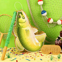 Waenerec boombox pinata with stick and blindfold, colorful radio shape with sequins - view 27