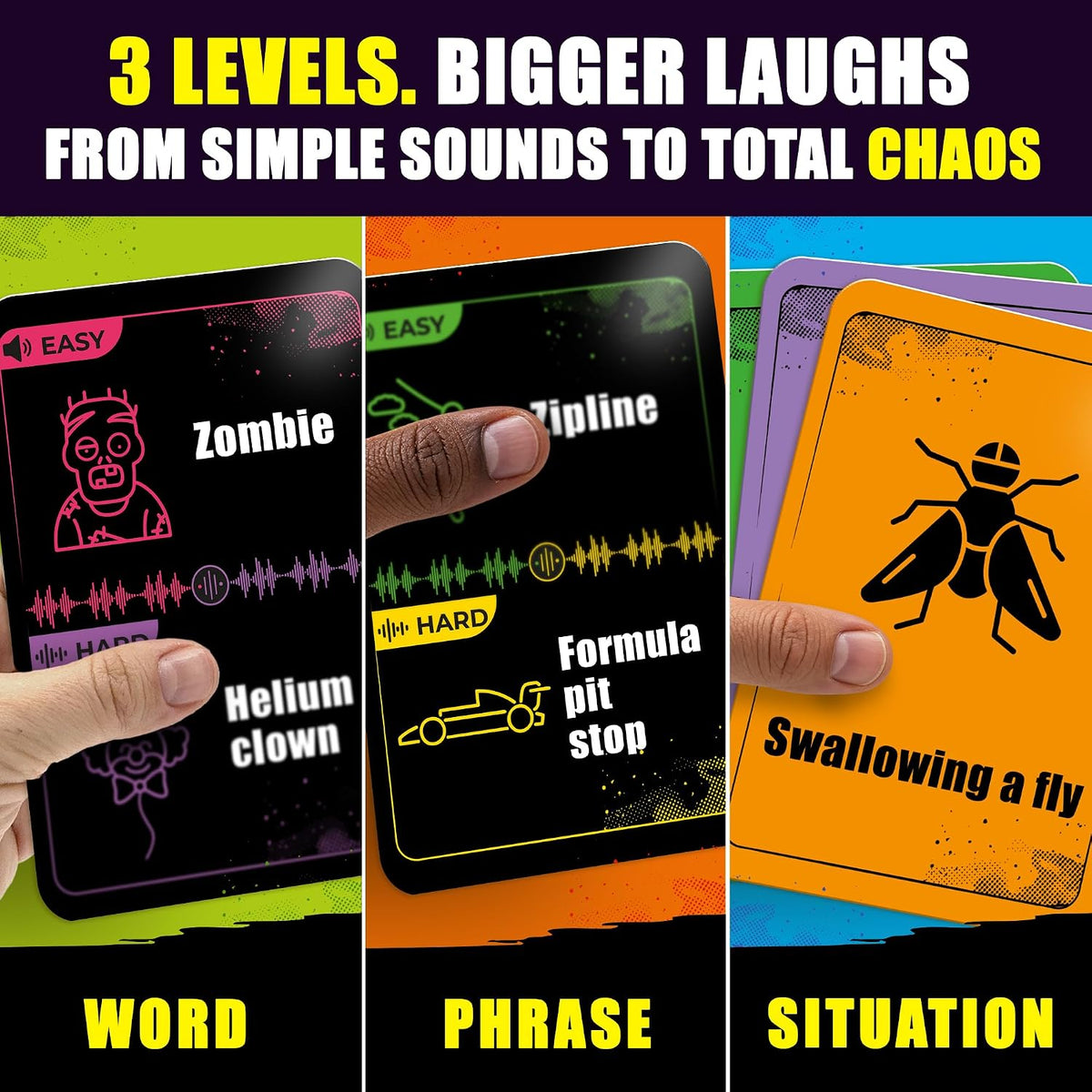 QUOKKA What's The Sound card game with 100 sound challenge cards - view 4