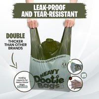 HEAVY Dootie Bags with EZ Tie Handles. Clean and Convenient for Pet - image 3