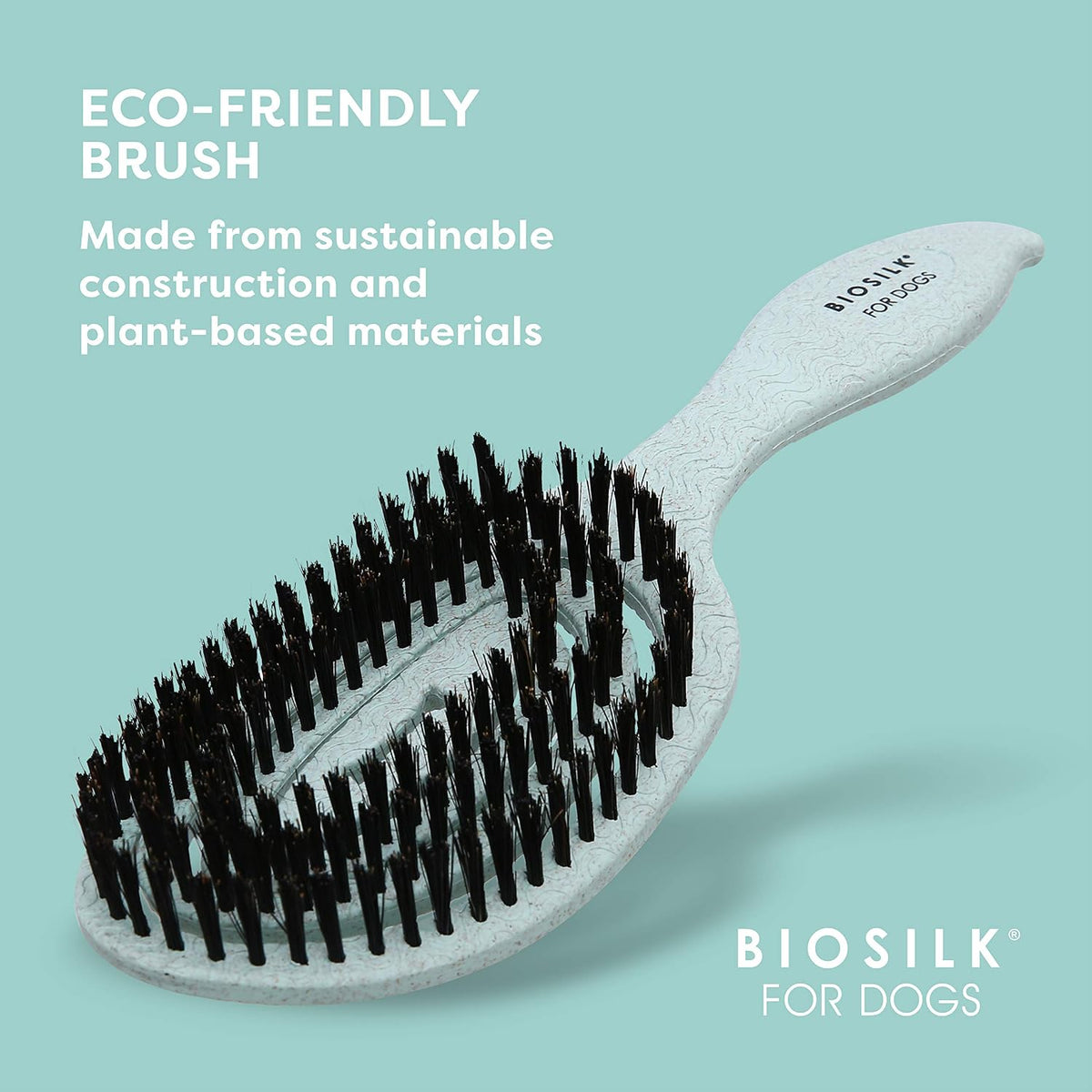 BioSilk for Pets Eco-Friendly Detangling Pin Brush for Dogs – Essentials for Dogs - Detangling Pin Brush / 1 Count (Pack of 1) - image 2