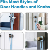 Neobay Cat Door Latch with Stabilizer - Blue 2 Packs - image 4
