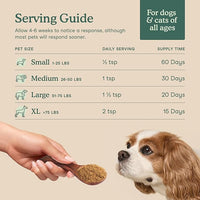 Fera Pets Whole Food Multivitamin Cat & Dog Food Topper with Probiotics, Antioxidants, & Essential Dog Vitamins & Minerals - Nutrients from Fruits, Vegetables, & Organ Meats - 3.7 oz