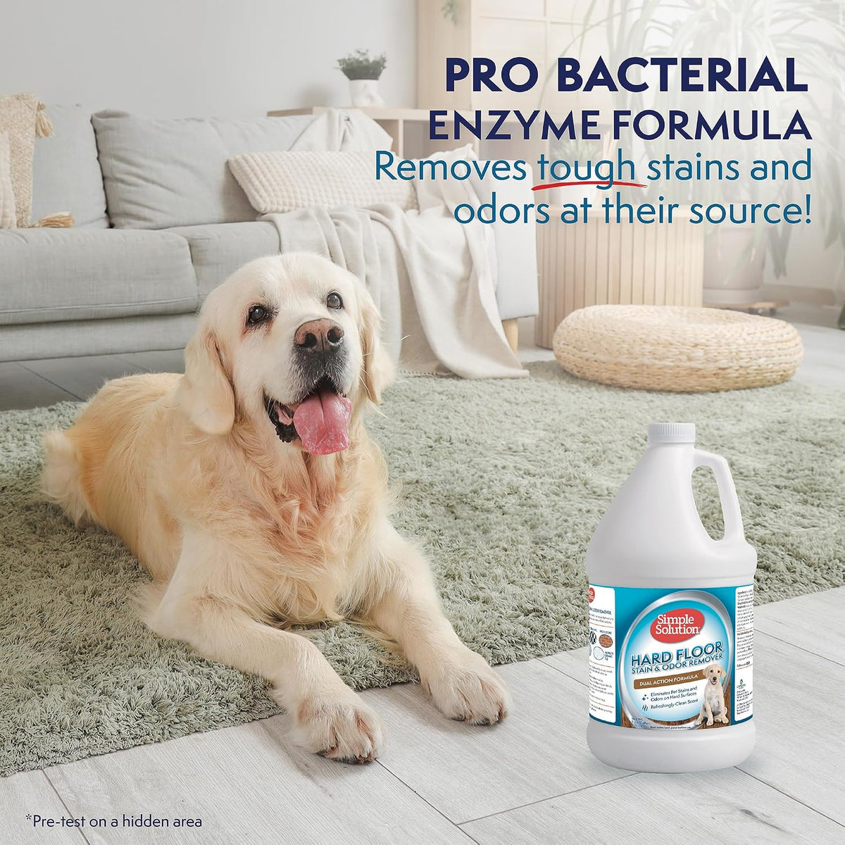 Simple Solution Hard Floor Dog Stain & Odor Remover - 128 Fl Oz (Pack of 1) - image 4