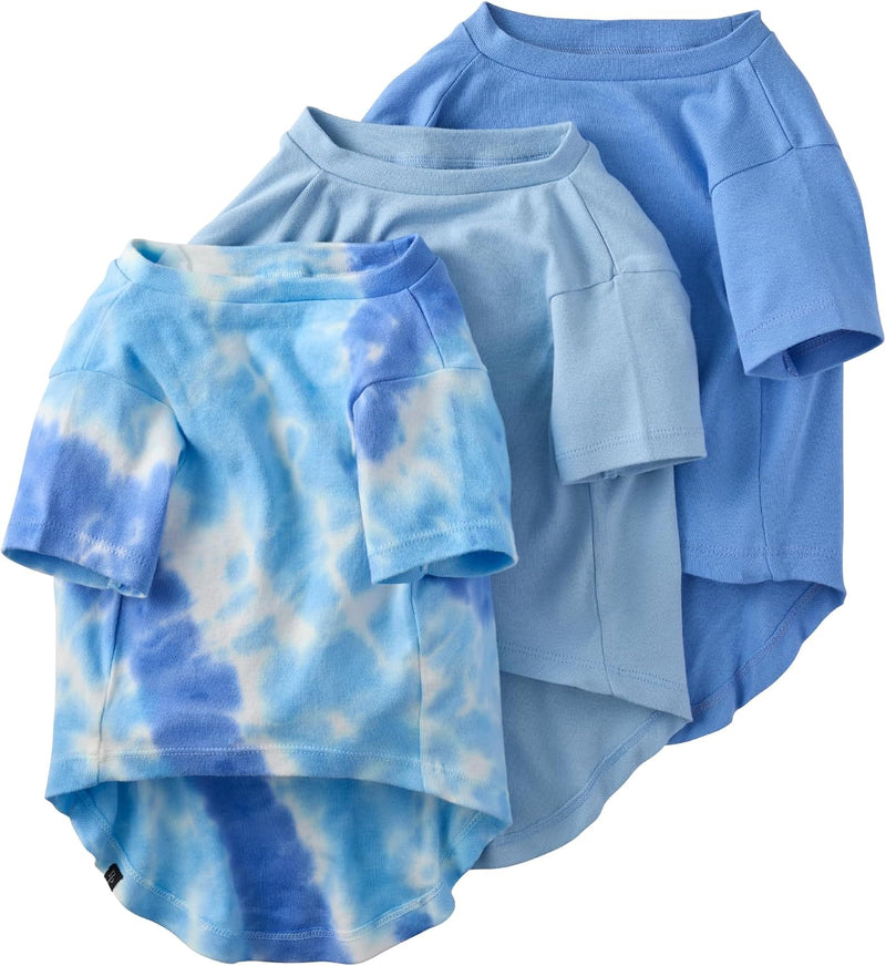 Pet Passion Toby II Dog T-Shirt - Blue Tie Dye / Large (40-60 lbs)