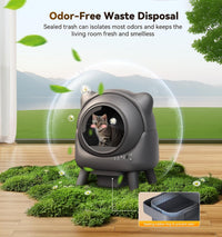 Automatic Litter Box, FEELNEEDY Self Cleaning Litter Box - Self-Cleaning Cat Litter Boxes - image 3