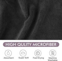 KinHwa Dog Towels for Drying Dogs - 30inchx50inch / Black+grey - image 4