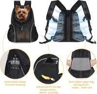 WOYYHO Pet Dog Carrier Backpack - Black / Large(10-14lbs) - image 3