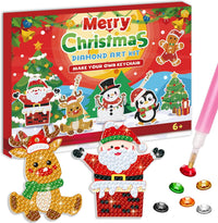 Labeol Diamond Art Kits for kids 5D Diamond Creat Your Own GEM - merry christmas