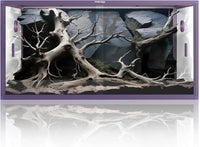 120 Gallon Reptile Tank, Stackable 4x2x2 Reptile Enclosure – Essentials for Reptiles And Amphibians - Royal Purple / 120 Gallon