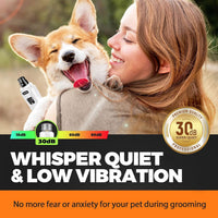 Whisper Quiet Dog Nail Grinder Safe & Stress-Free for Sensitive Dogs - White - image 2