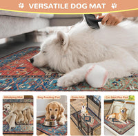 Lahome Botanical Washable Reusable Pee Pads for Dogs, 36x48 - Red / 2FT x 2FT (Pack of 2) - image 4