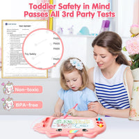 Unicorn Toddler Girl Toys Age 3-5 - Pink - image 3
