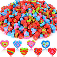 JUNEBRUSHS 150Pcs Fall Mini Erasers - Valentine Style