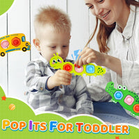 3PC Fidget Popper Sensory Toys Airplane Travel Activities - Style 1 - image 4
