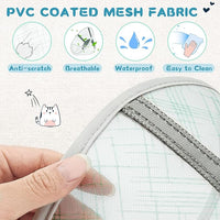 Supet Cat Cone Collar Soft to Stop Licking Scratching, Breathable Comfortable Mesh Recovery Cone for Cats After Surgery Neuter, Lightweight E Cone Collar Alternative (M)
