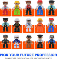 Playmags Large Magnetic Figures Community Set of 15 Pieces - 5. Add-On Figures - image 4