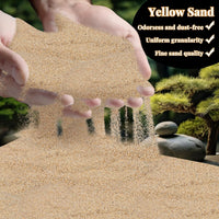 RAINFLOW 15oz Fine Yellow Sand for Crafts - Yellow / 15 OZ - image 2