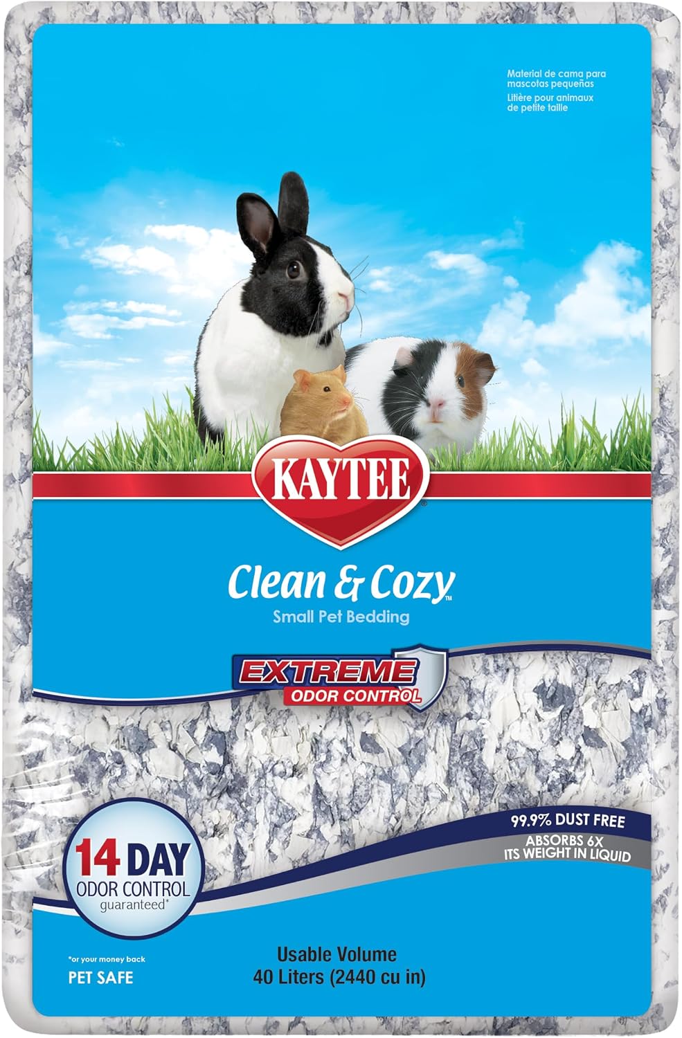 Kaytee Clean & Cozy Extreme Odor Control Hamster Bedding - 40 Liters