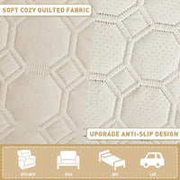 ZNSAYOTX Ultimate Cozy Blankets 100% Waterproof Sofa Mat Blanket - Beige / 82x82 Inch - image 4