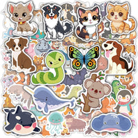 Stickers for Kids, Water Bottle Scrapbook Stickers for Toddlers - Animal